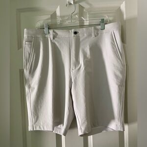 Dunning Golf WESTPORT 9" SHORT Stone 5 pocket Activewear Casual Stretch size 35